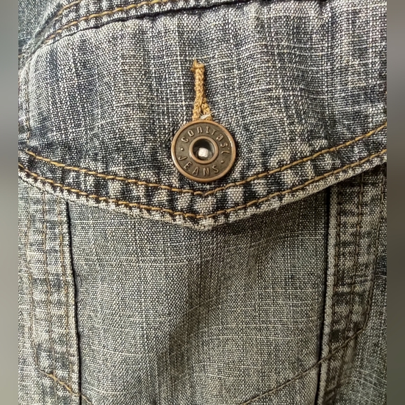 Contrast Women's Jean Jacket Size 15 - Picture 6 of 13